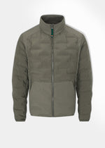 Calsall Men's Hybrid Jacket In Olive - Regular Fit
