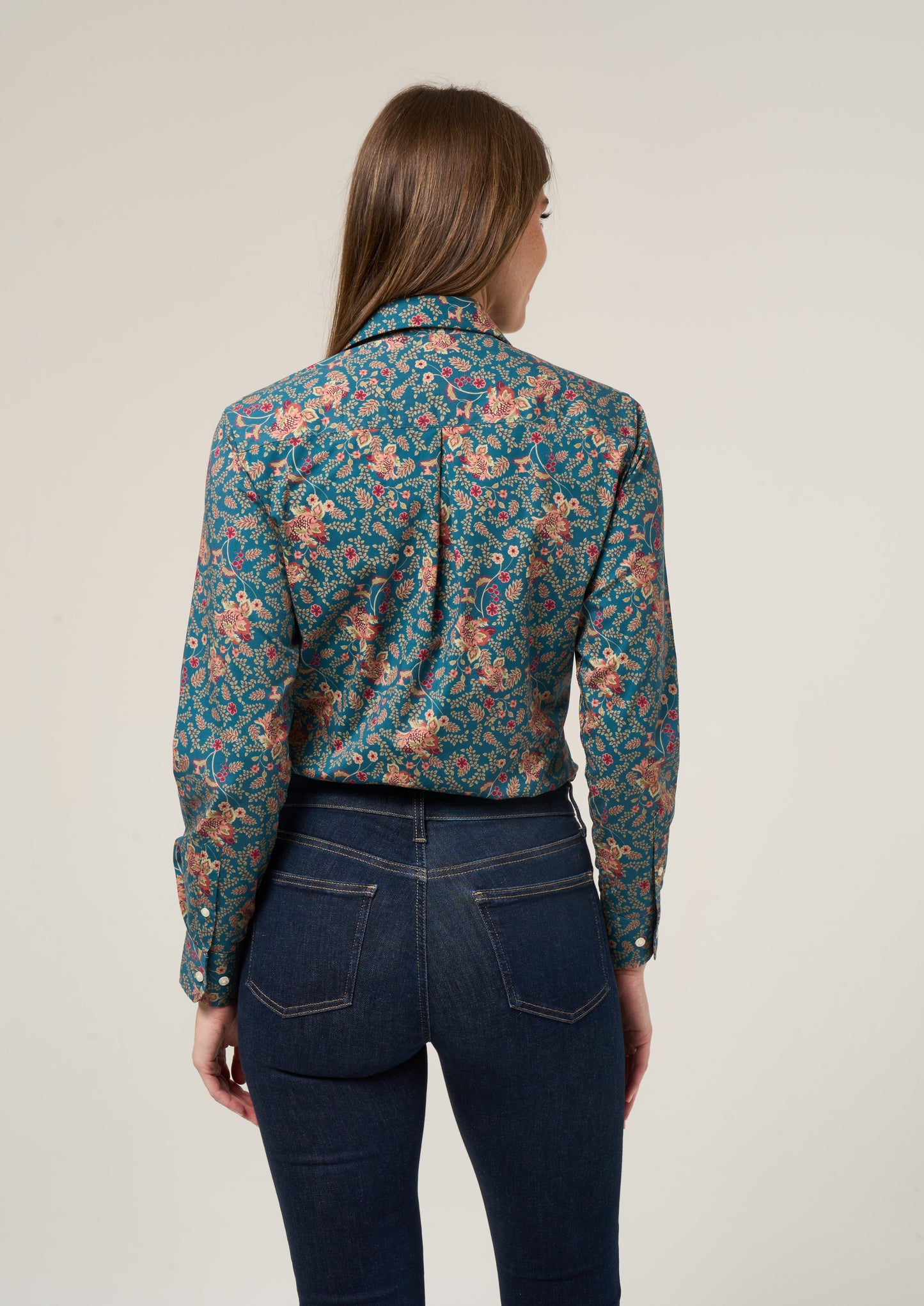 Lawen Ladies Printed Cotton Shirt