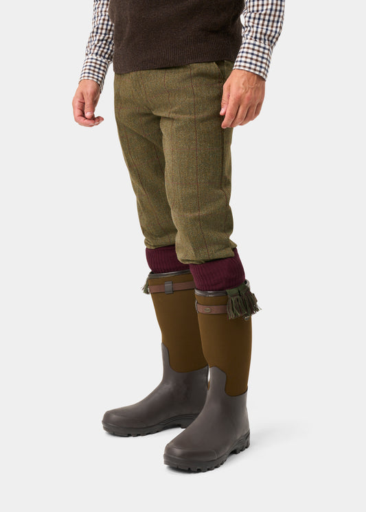 Rutland Men's Tweed Water Repellent Shooting Breeks in Oakley - Regular Fit