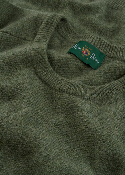 Men's Lambswool Crew Neck Jumper in Landscape
