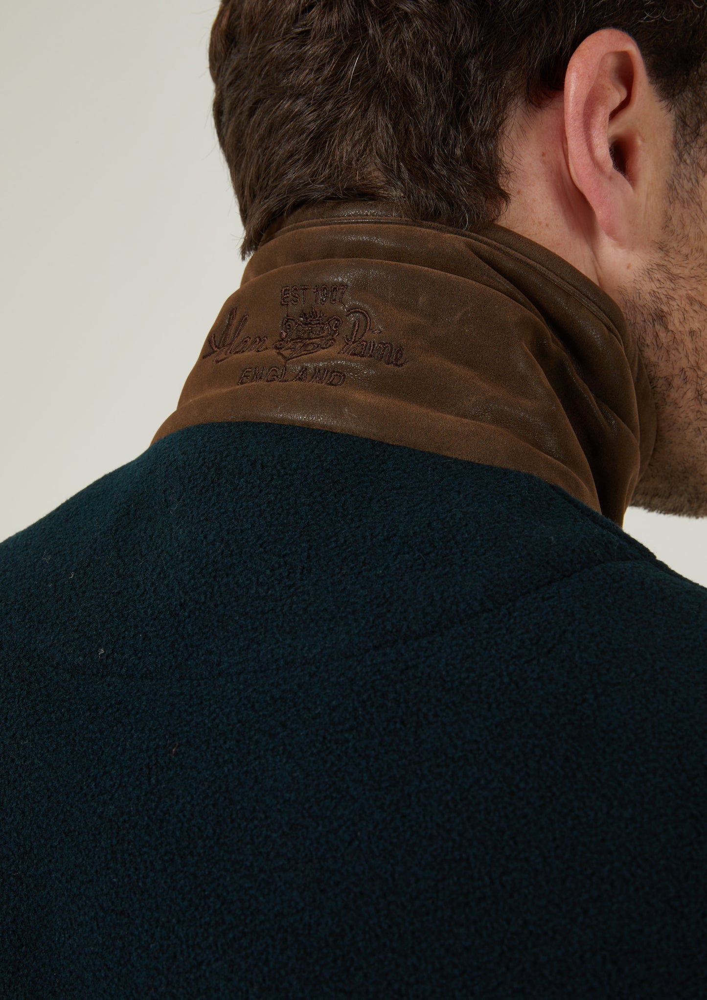 Aylsham Men's Fleece Gilet In Dark Navy