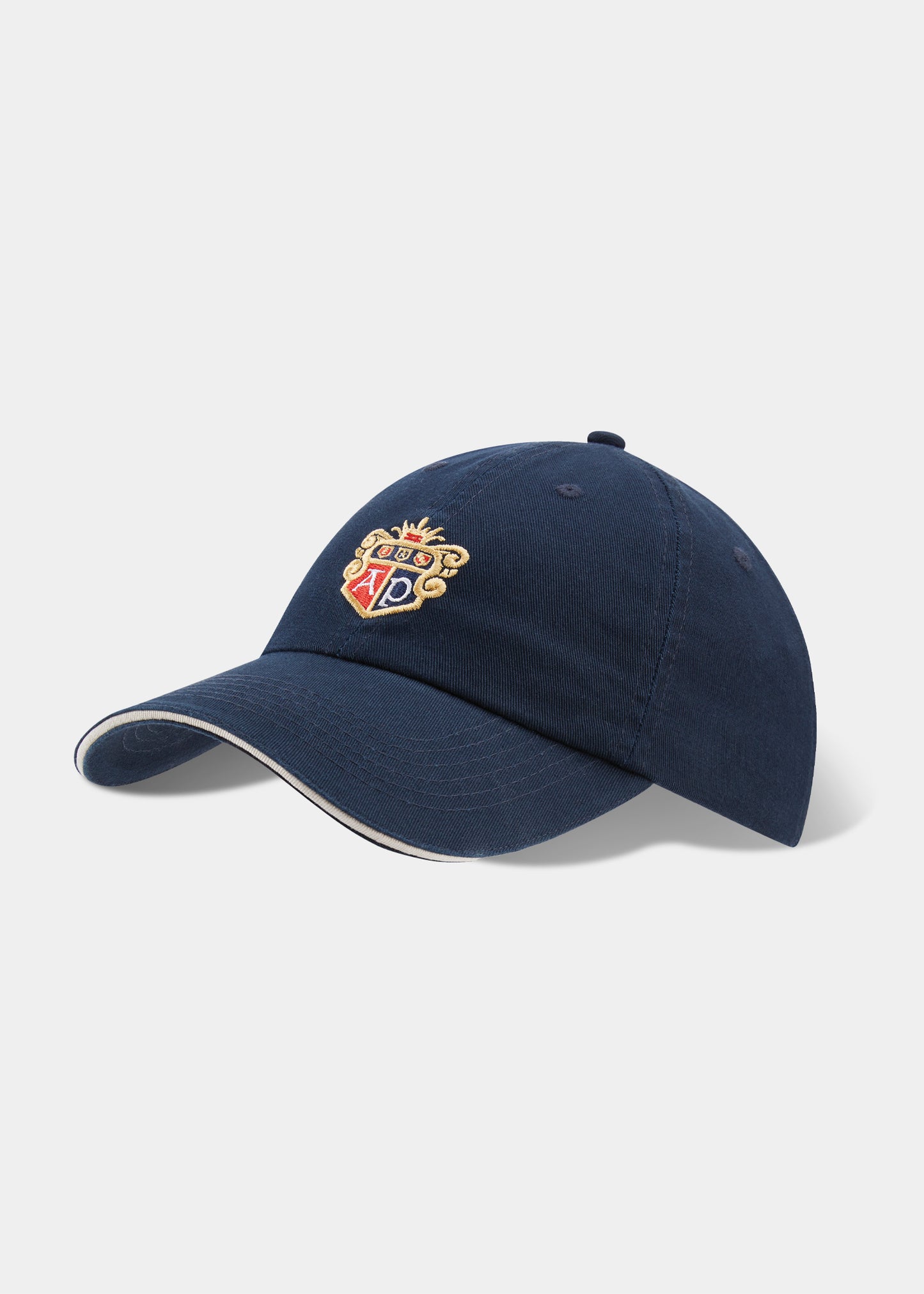 Gorra de béisbol de algodón de hombre en azul marino
