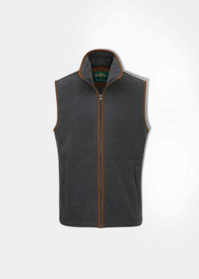 Aylsham Men's Fleece Gilet In Gunmetal