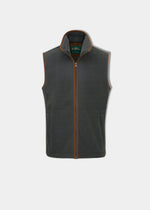 Chaqueta de Forro Polar para Hombre Aylsham en Color Gris Plomo - Corte Regular
