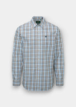 Ilkley Men's Country Check Blue Shirt - Shooting Fit