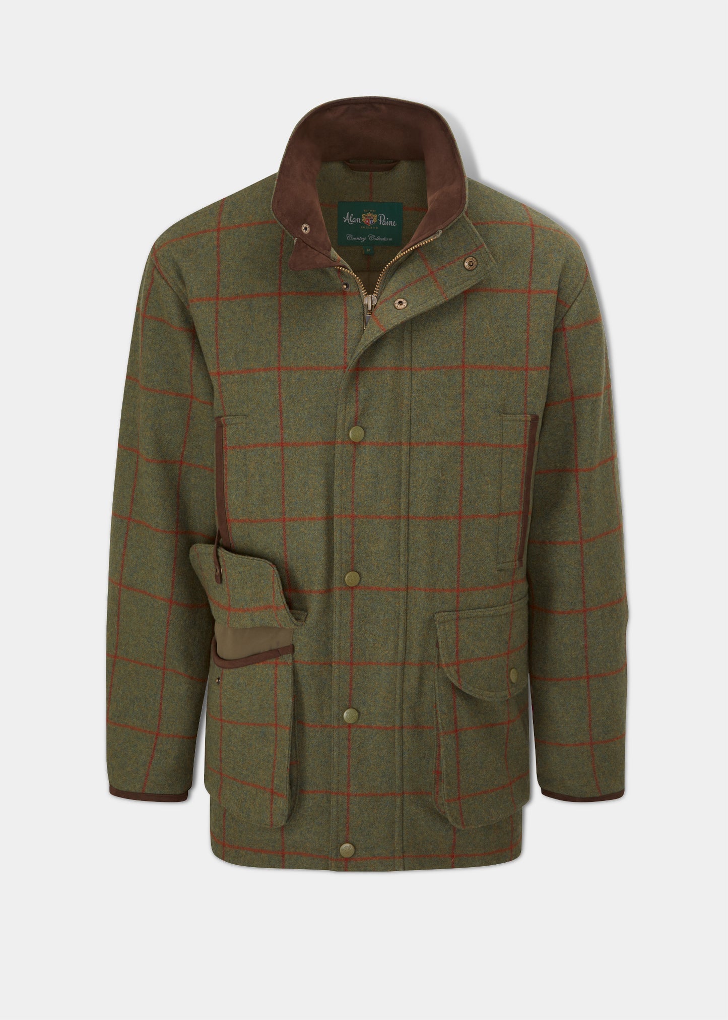 Combrook Chaqueta de Tiro Tweed para Hombre en Reed - Corte de Tiro
