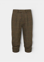 Combrook Men's Tweed Water Repellent Shooting Breeks in Teak  -  Regular Fit