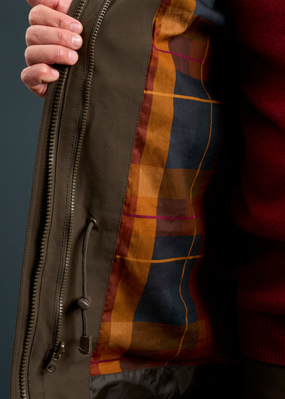 Dunswell Men's Waterproof Field Coat In Olive