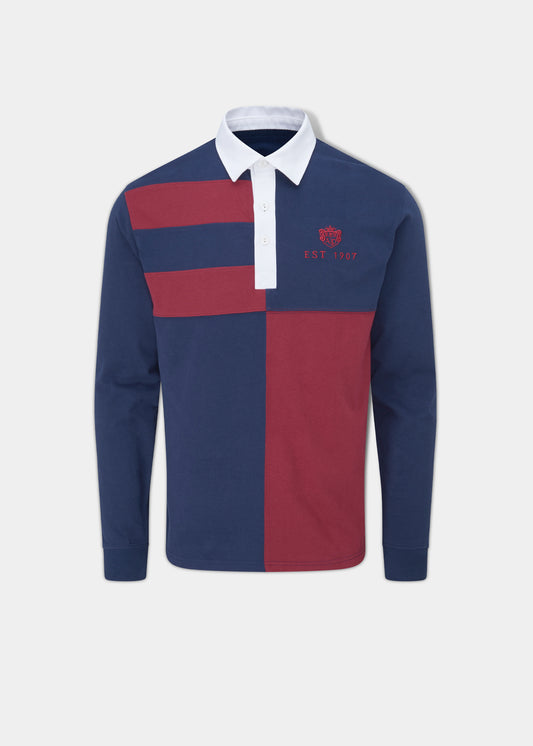 Kingsholm Quarter Detail Cotton Rugby Shirt