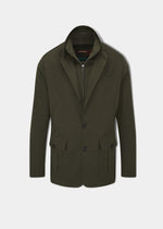 Chaqueta de algodón para hombre Southmaw en verde oliva

