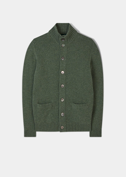 Landford Men's Lambswool Buttoned Jumper In Landscape - Regular Fit