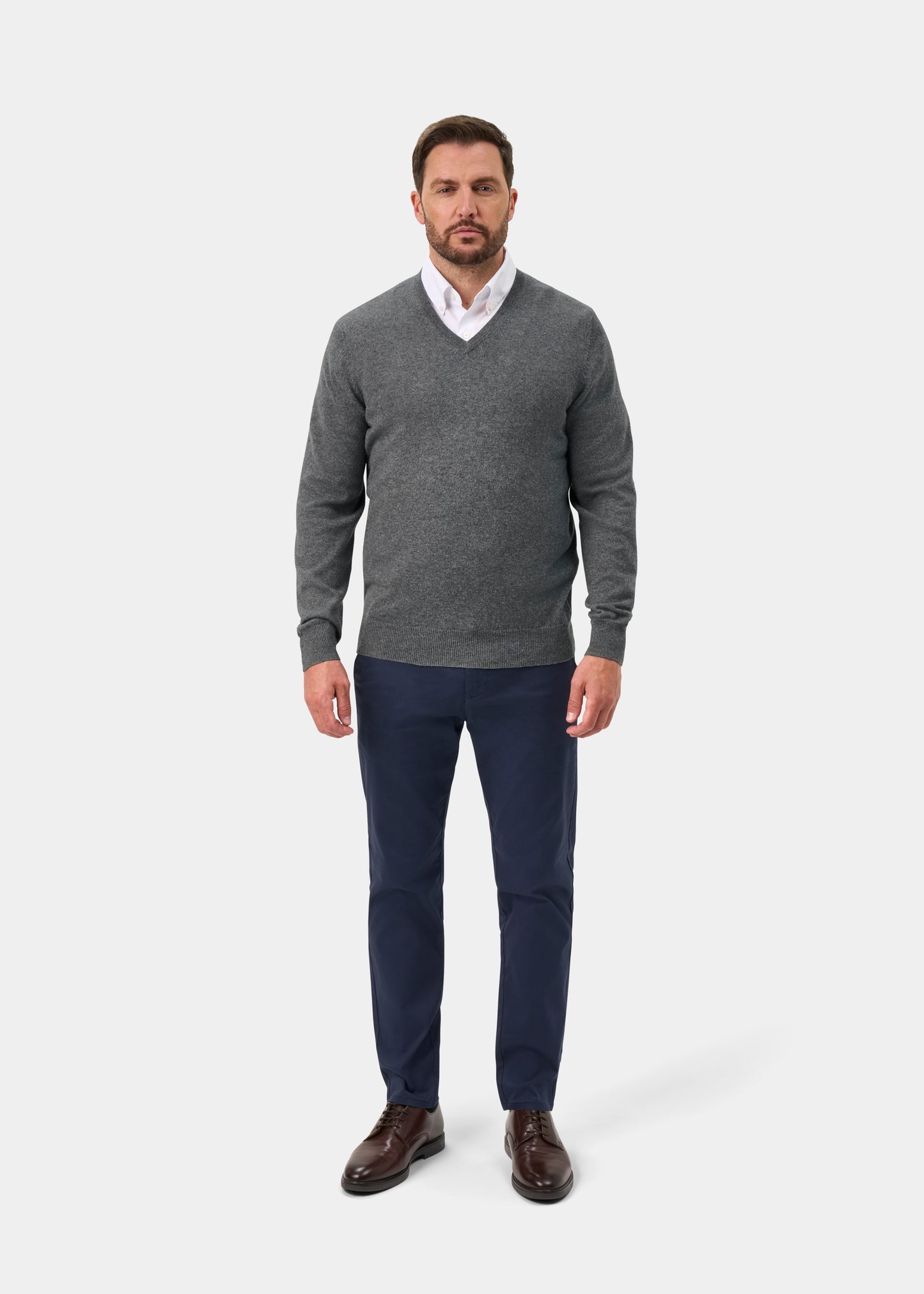 Haddington Cashmere Jumper in Derby - Regular Fit