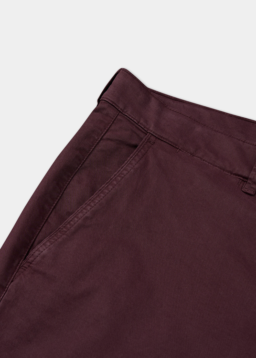 Men's Chino Trousers in Red Wine