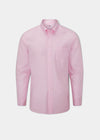 Men's Cotton Button Down Shirt In Pink