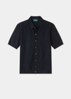 Men's Cotton Merino Shirt in Navy