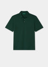 Men's Cotton Polo Shirt in Dark Green