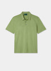 Men's Cotton Polo Shirt in Light Green