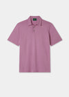 Men's Cotton Polo Shirt in Light Purple