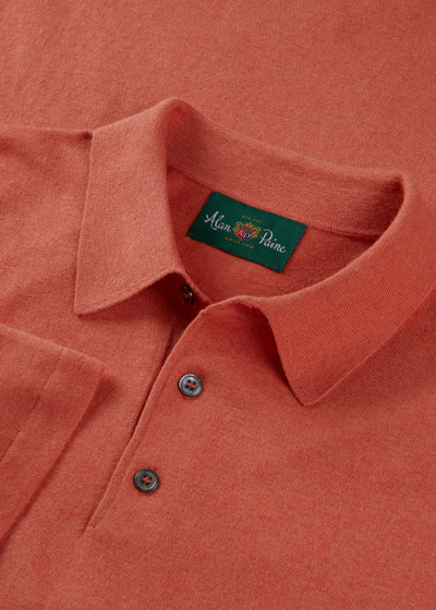 Men's Luxury Cotton Polo Shirt In Melba