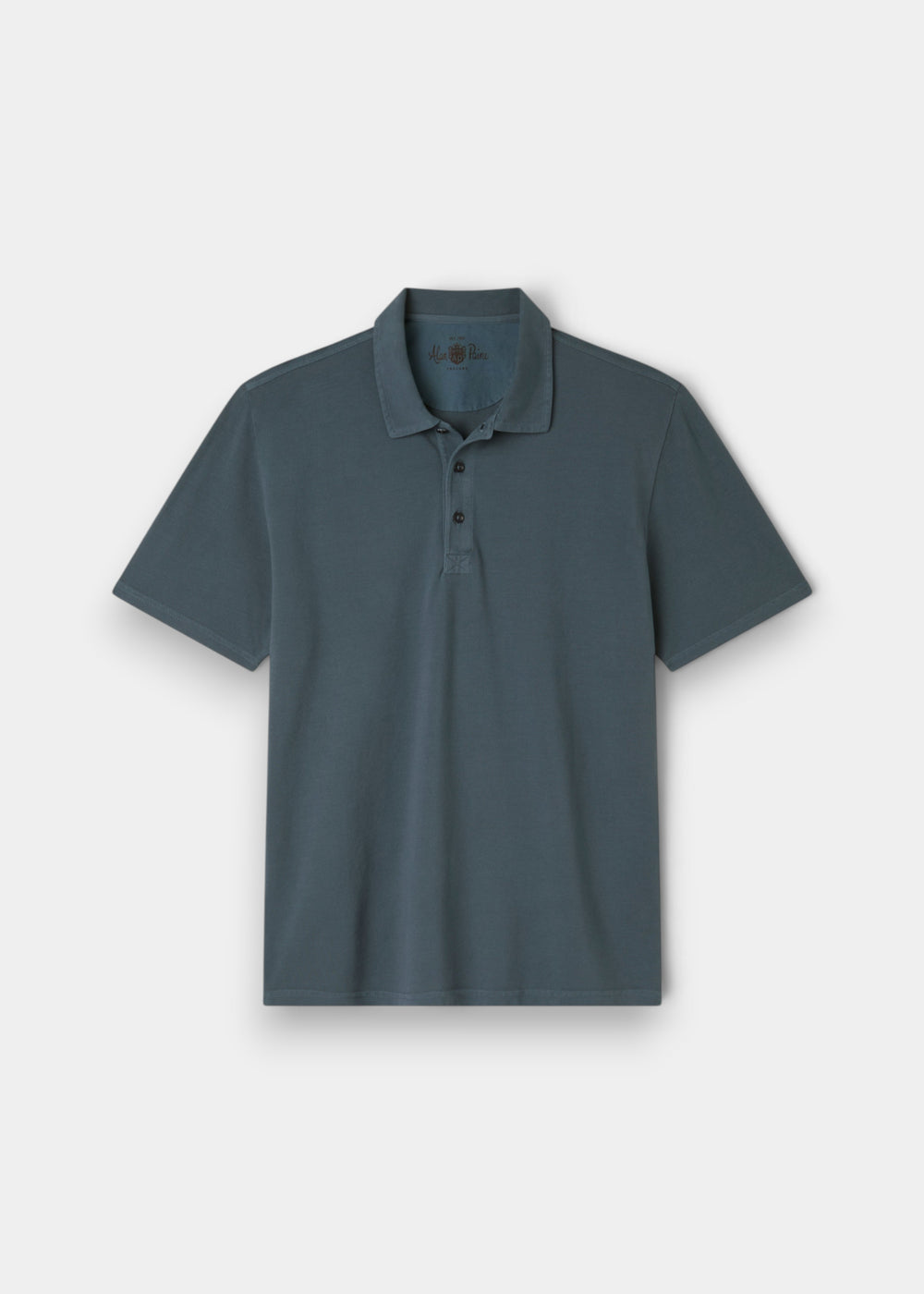 Weymouth Polo de Algodón Puro con Efecto Lavado en Azul Marino - Corte Regular