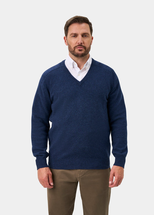 Hampshire Lambswool Jumper in Rhapsody - Classic Fit