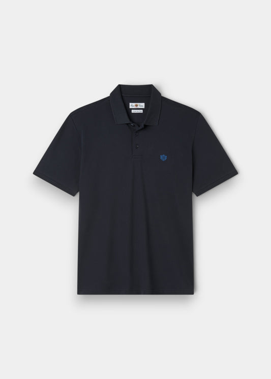 Fritton Pique Polo Shirt In Navy