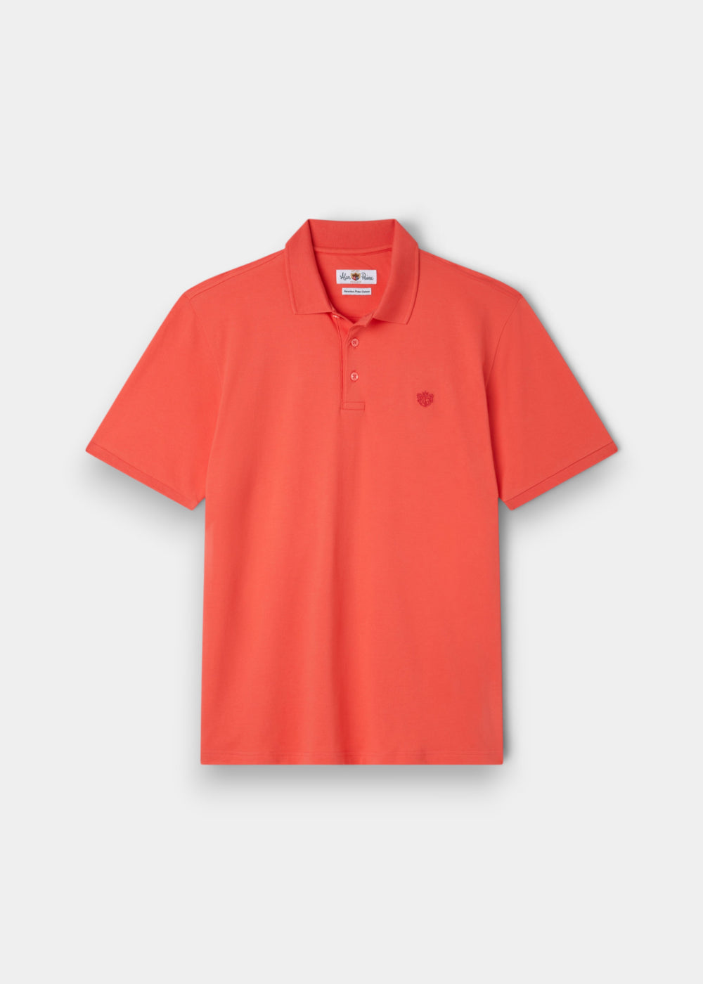 Fritton Pique Polo Shirt In Coral