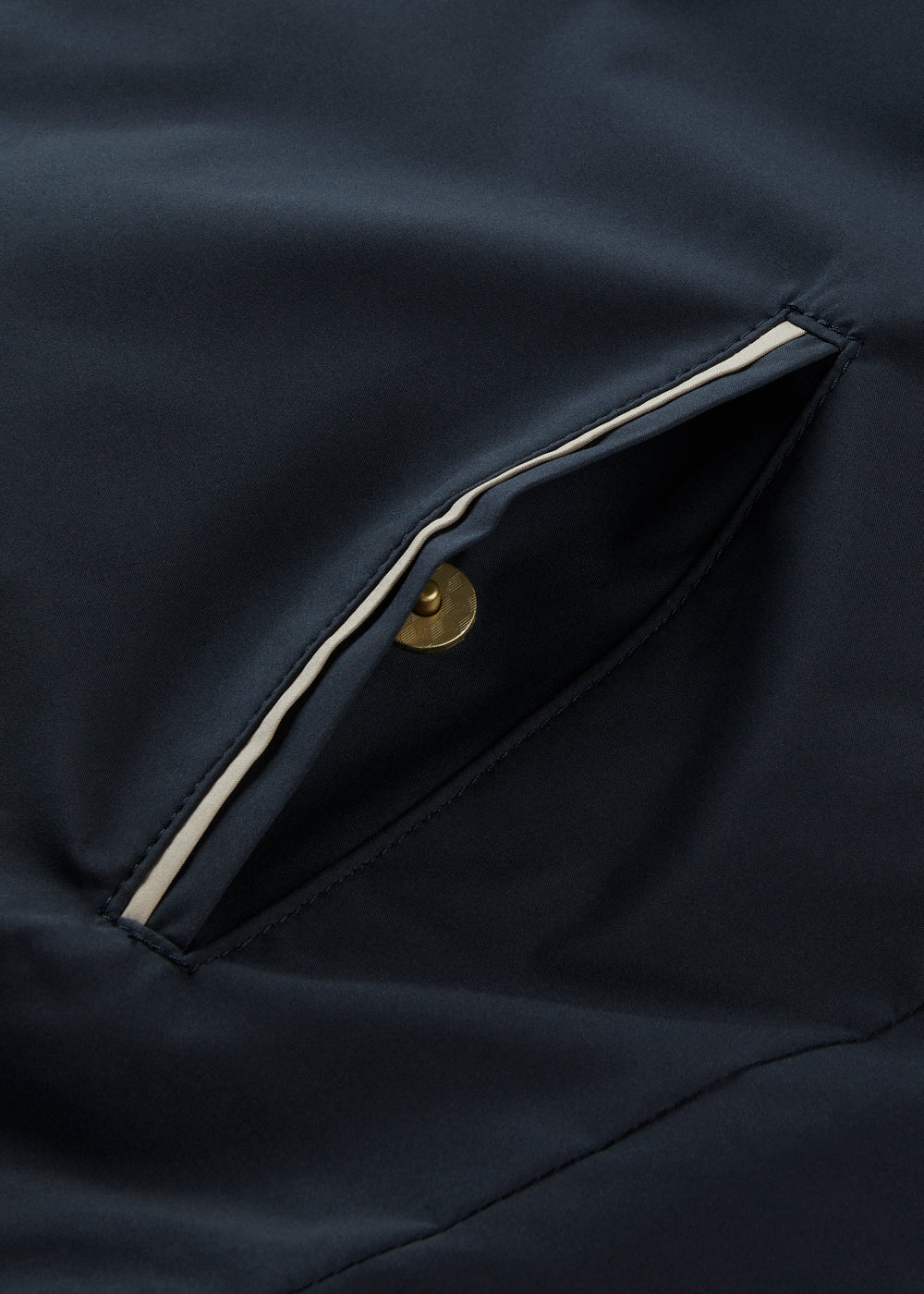 Men's Polyester Reversible Gilet in Navy and Beige
