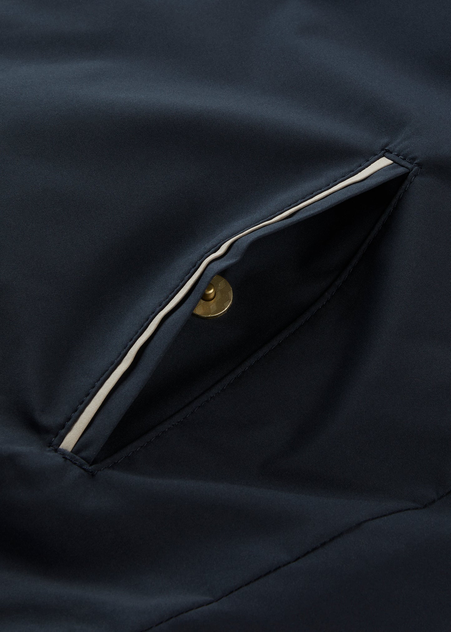 Men's Polyester Reversible Gilet in Navy and Beige