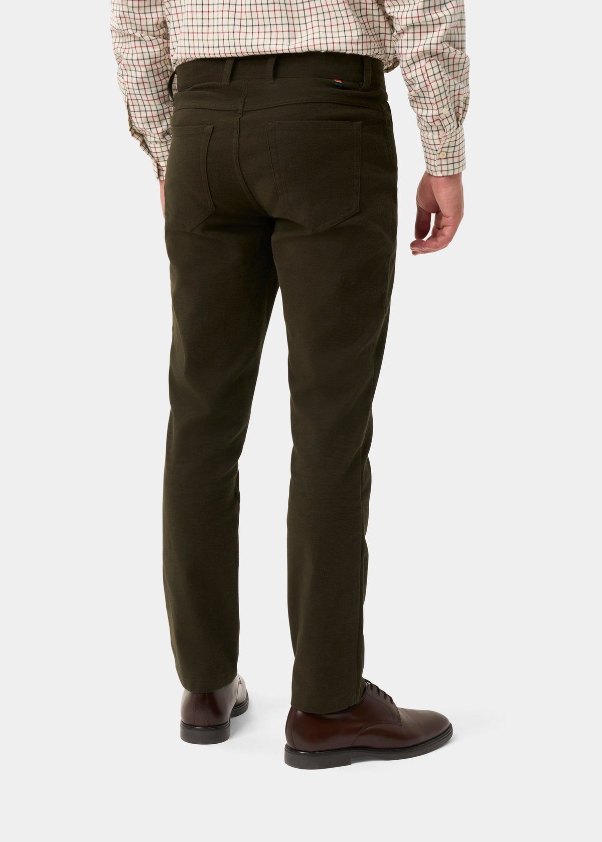 Pantalones de molesquín para hombre Southoak en color oliva - Corte regular
