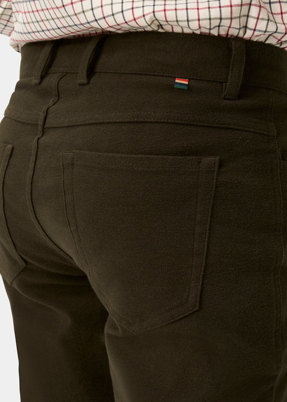 Pantalones de molesquín para hombre Southoak en color oliva - Corte regular