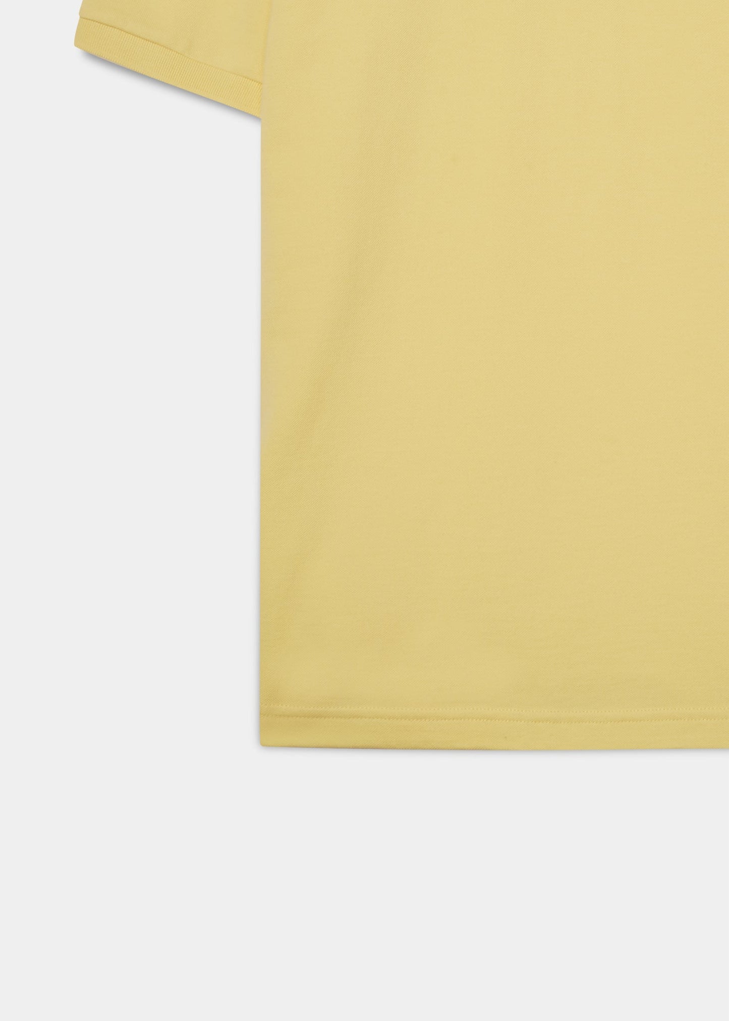 Polo de piqué en color limón Fritton