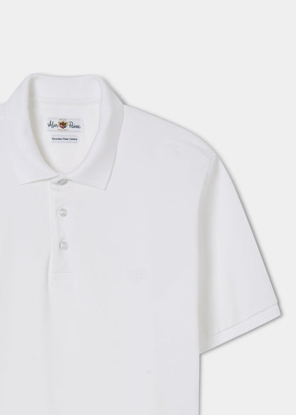 Polo de piqué blanco de Fritton