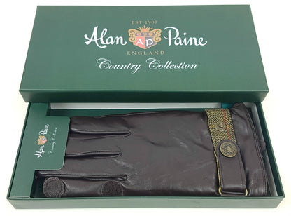 Guantes de tiro de cuero resistentes al agua para hombre